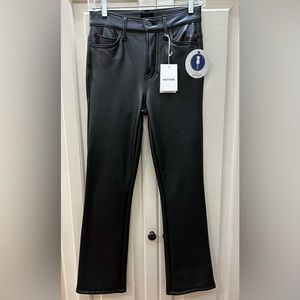 Mother Faux black pants